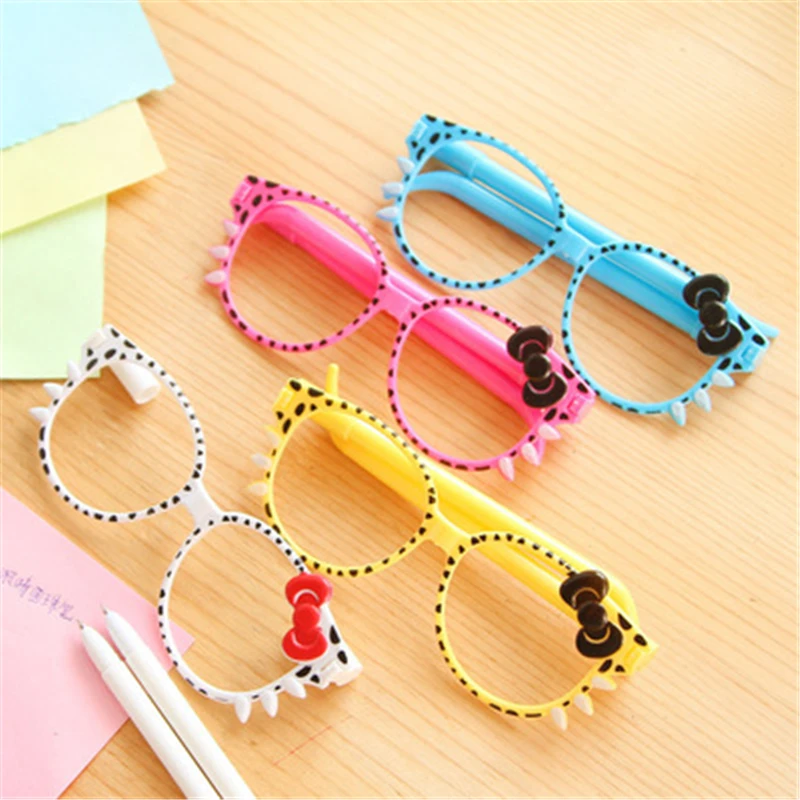 

DL Korean stationery lovable butterfly bow pen wholesale cat ball pen wholesale two Stationery office supplies for students