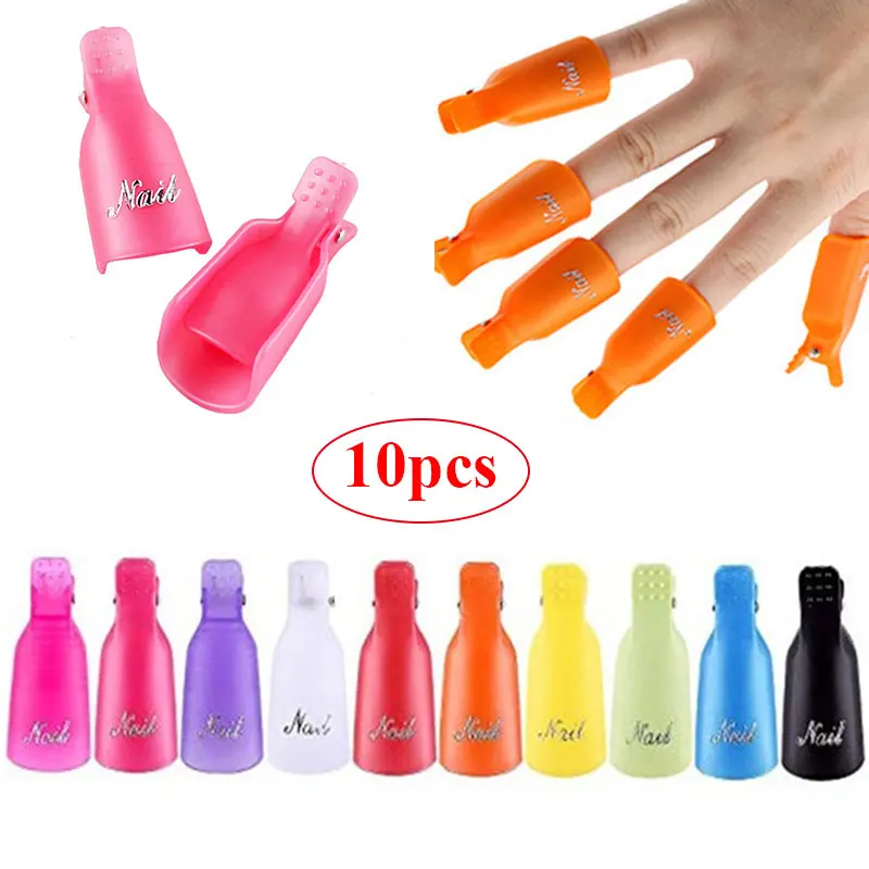 

Gel Lak Fast Remover Wraps Plastic Nail Polish Remover Clip Nail Art Soak Off Cap Nail Degreaser Cleaner Tips For Fingers Tools