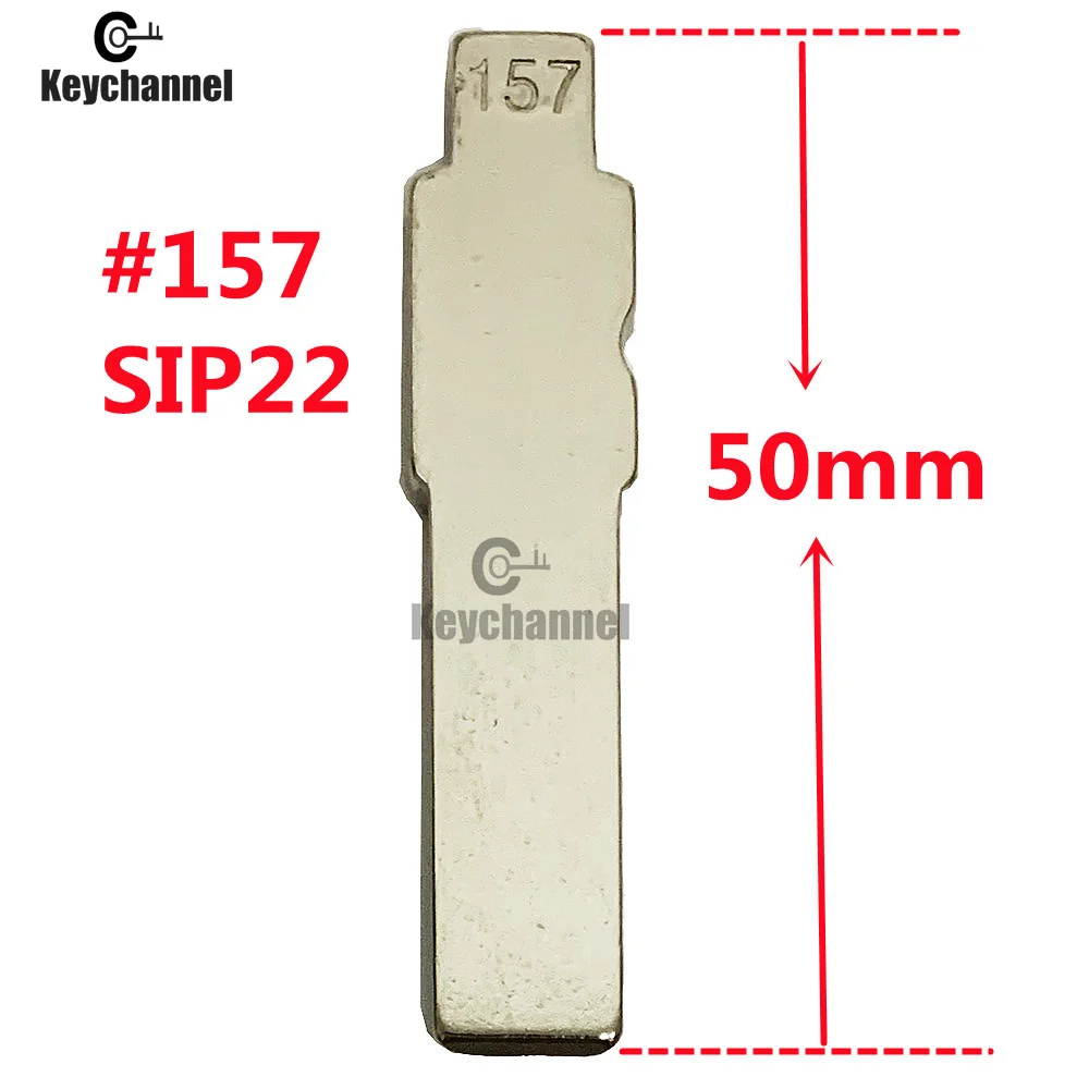 

Keychannel, 10 шт., декодер SIP22, Заготовка ключа, Заготовка ключа #157, модель Fiat Punto Ducato Stilo, Panda Idea, Запасная часть