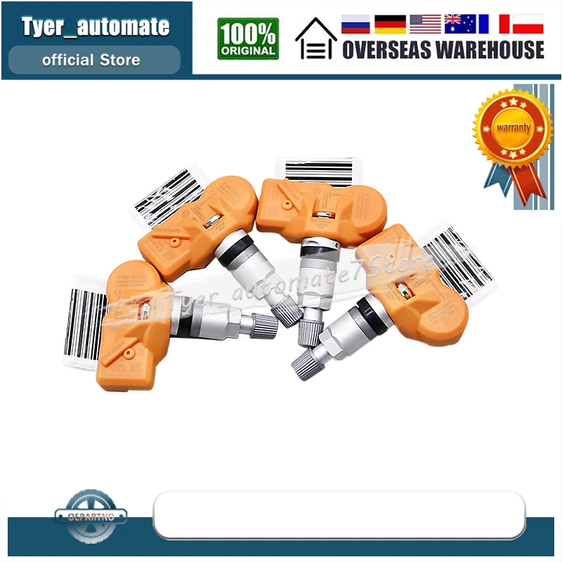 

4 шт. для BMW 128I 328I 528I 550I 650I 740I M6 X3 Z4 MINI COOPER датчик давления в шинах датчик мониторинга 433 МГц 36106856227