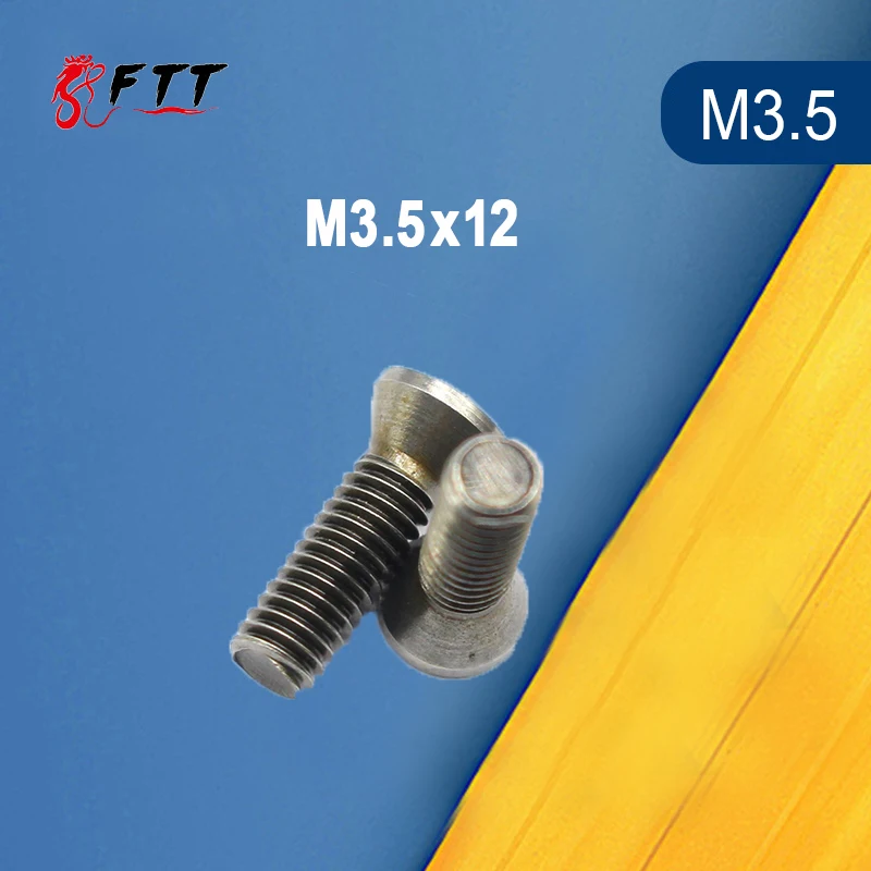 

Сливовый винт M3.5 M3.5x12 токарный винт ЧПУ Инструмент Винт ЧПУ Резак стержень резак фрезерный станок система болтов