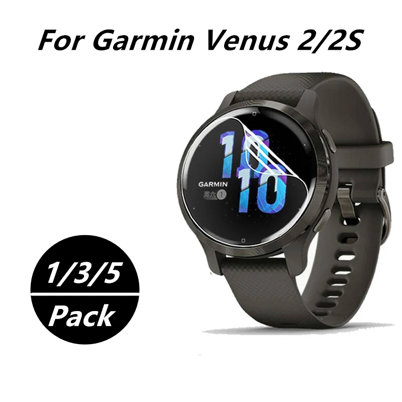 

Soft Screen Protector Hydrogel Film For Garmin Venu 2/2S Protective Cover Films For VENU2 Smartwatch (Not Glass) 1-5 Pack