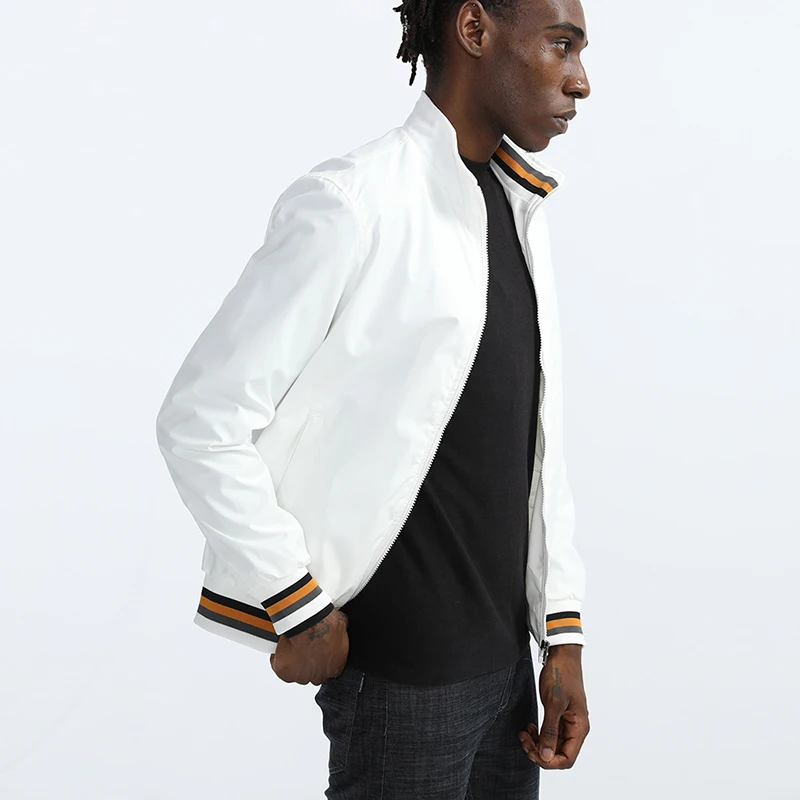 2023 Autumn Winter New Men's Jacket Suit Casual Suit Splicing Trousers Bomber Stand Collar Jacket High Quality Jacket Suit