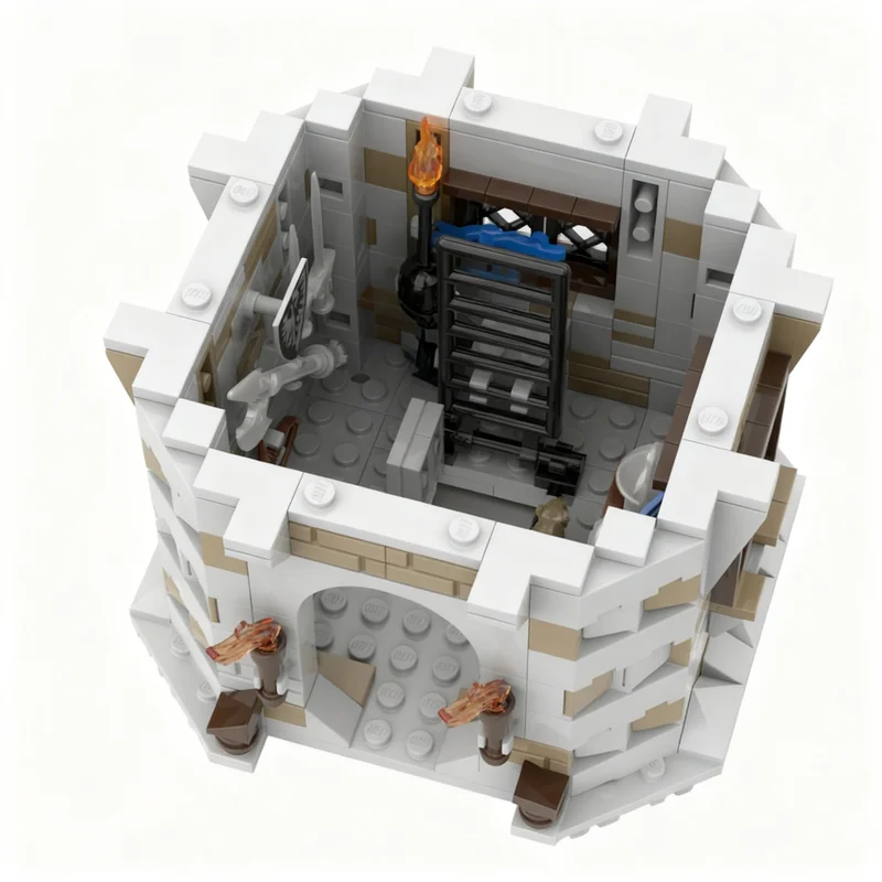2891 деталь MOC-модель Замок Блэк Фальконс Роквелл Кастл, конструктор, игрушки, строительные блоки, рождественские подарки, идея для творчества, для детей (art.: 3920dc748e48e) - 3920dc748e48e