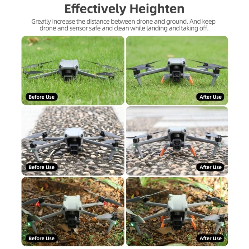 Складное шасси для дронов AIR 3S/3 защита удлинения увеличенный быстроразъемный
