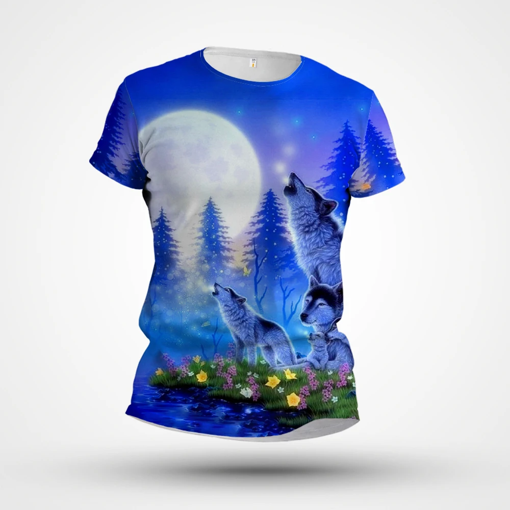 

Animal T-shirt New 3D Printing Luxury Pattern Short Sleeve Customized Factory Direct Sales 2023 Summer Light Luxury Tight Top