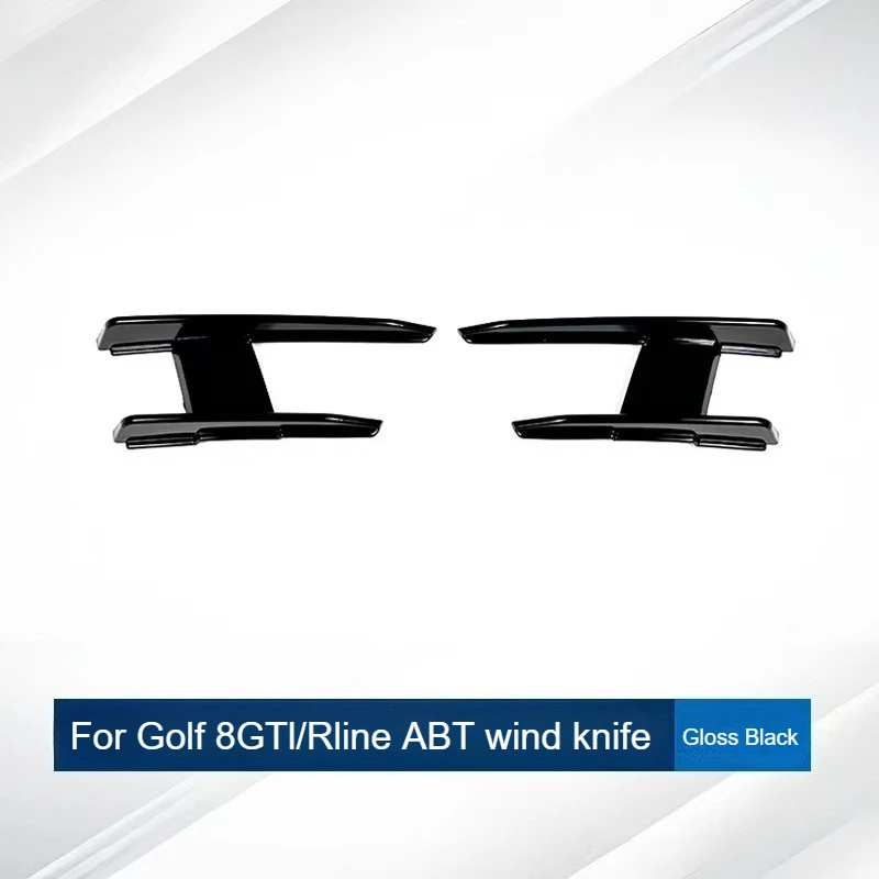 

Для Volkswagen Golf GTI R-Line MK8 Golf 8 2020-2024 ABT стиль передний бампер боковой спойлер сплиттер отделка кузова комплект