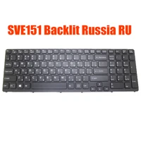 backlit russia ru laptop keyboard for sony for vaio sve151 sve17 v133930as3ru3a 149151211ru 90 4xw07 s0r 9z n6cbw g0r00 black