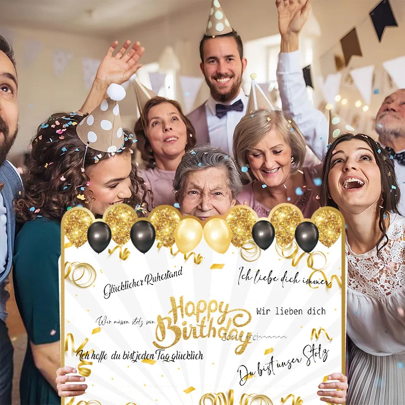 Новый гигантский юбилейный альбом на день рождения с черным золотом памятная