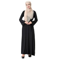 elegant women abaya jilbab dubai turkish luxury muslim long thobe maxi caftan fashion trendy inner dress robe for lady