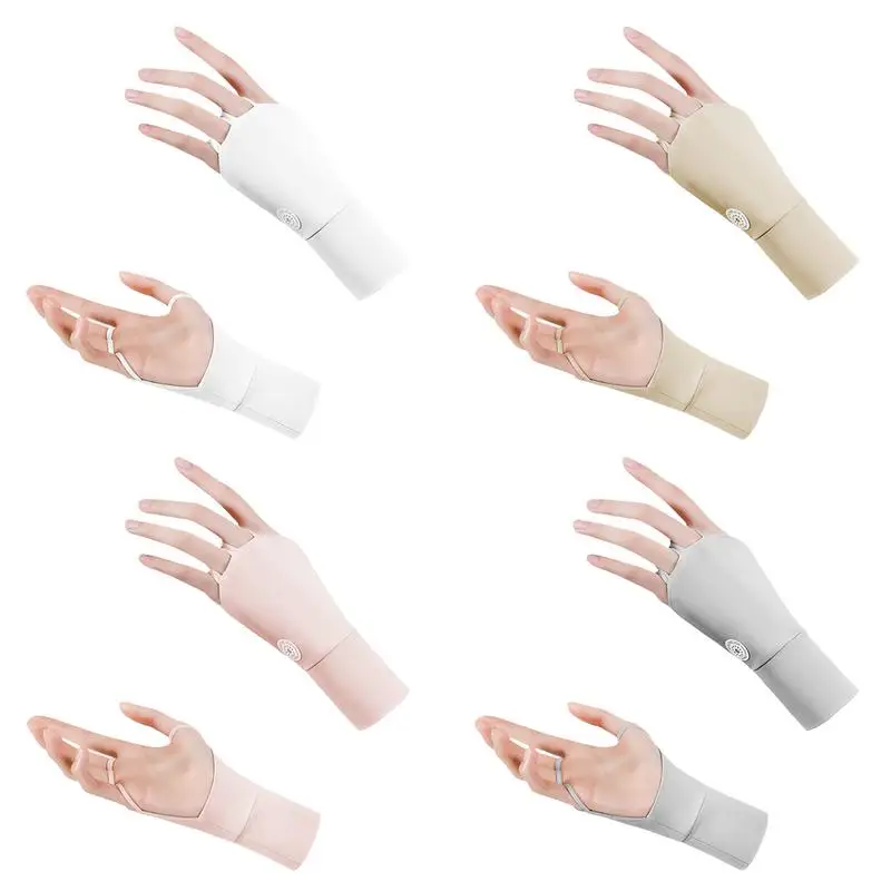 

Перчатки Для Гольфа полуперчатки для гольфа Защита от УФ-лучей для гольфа открытые пальцы ледяной шелк солнцезащитный полупрохладный и дышащий для женщин Прямая поставка