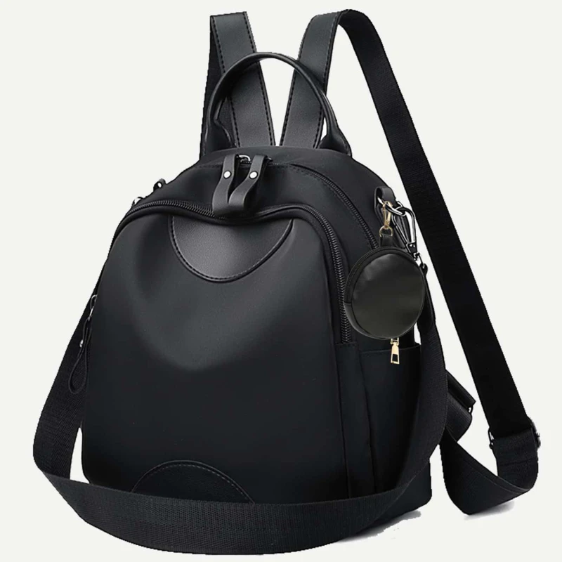 

Women Fashion Oxford Cloth Backpack Classic Multi-functional Large Capacity Casual Travel Backpack Shopping Bag