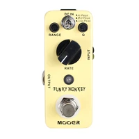 mooer funky monkey auto wah pedal wide adjustable range auto wah effects effect pedals