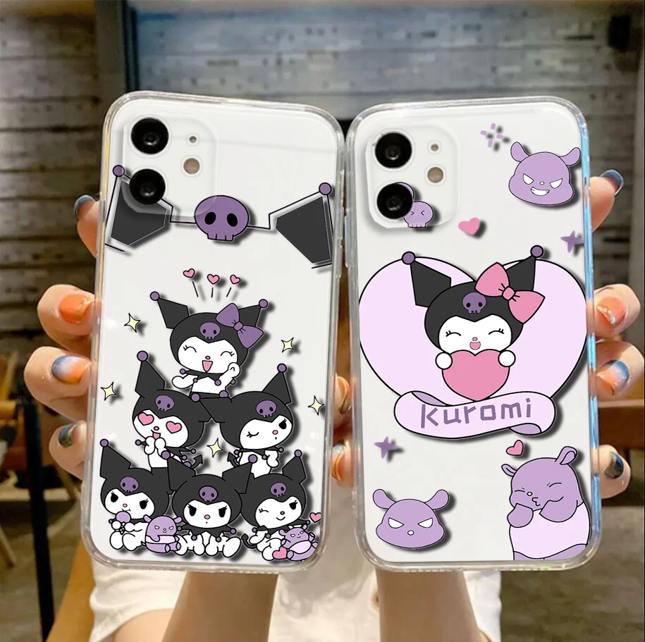 Милый мягкий чехол Kuromi для LG K71 K8 Plus K9 Lite Q510 K92 Q92 Stylo 6 7 V40 V50 V60 Velvet G9 X4 Q61 Q60