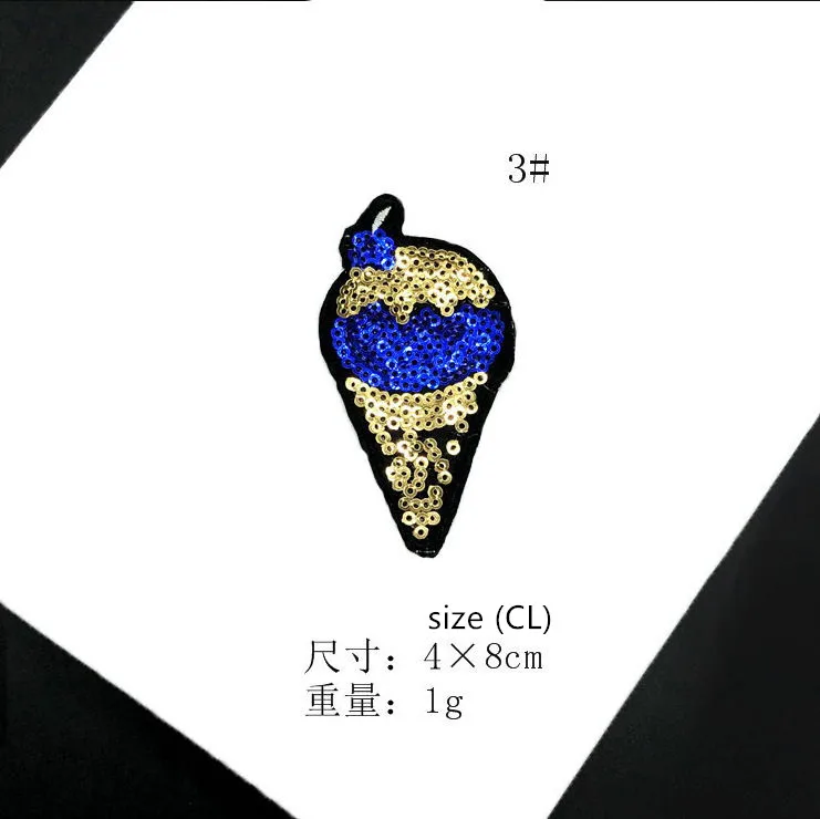 Нашивки с блестками для одежды