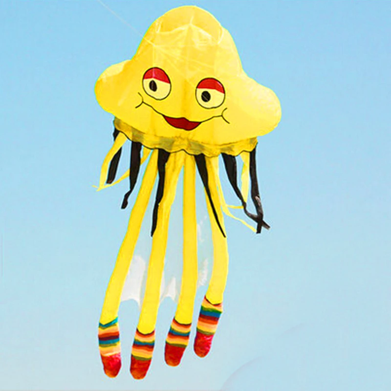 Бесплатная доставка 5 м воздушный змей-медуза летающий осьминог мягкий змей