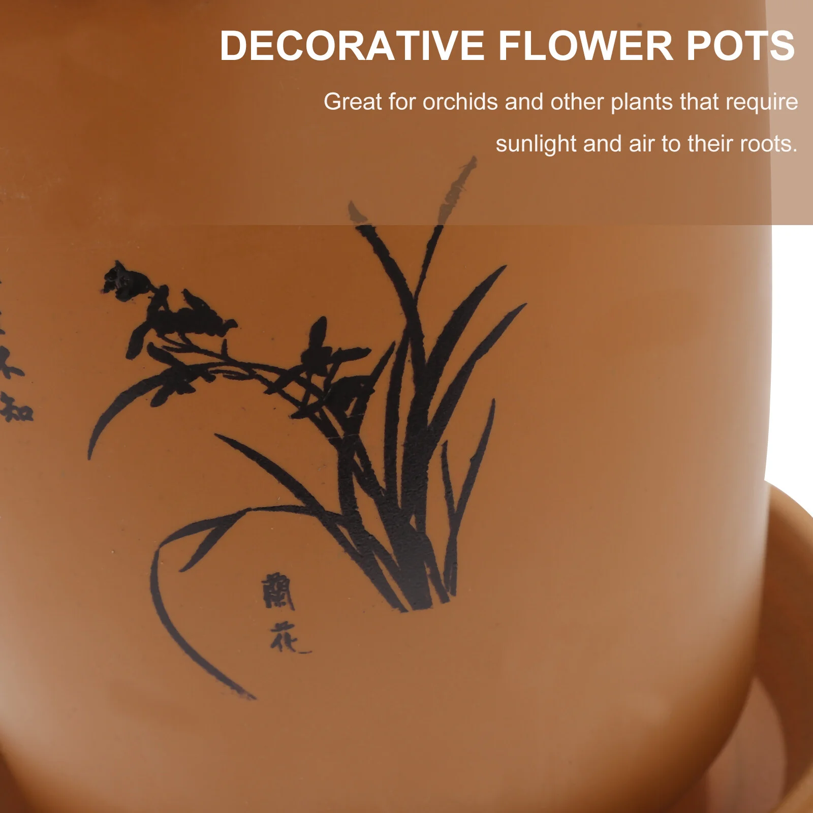 

Planting Cup Flowers Holder Orchid Pot Breathable Pots Planters Gardening Root-control Orchids Flowerpot Desktop Stand