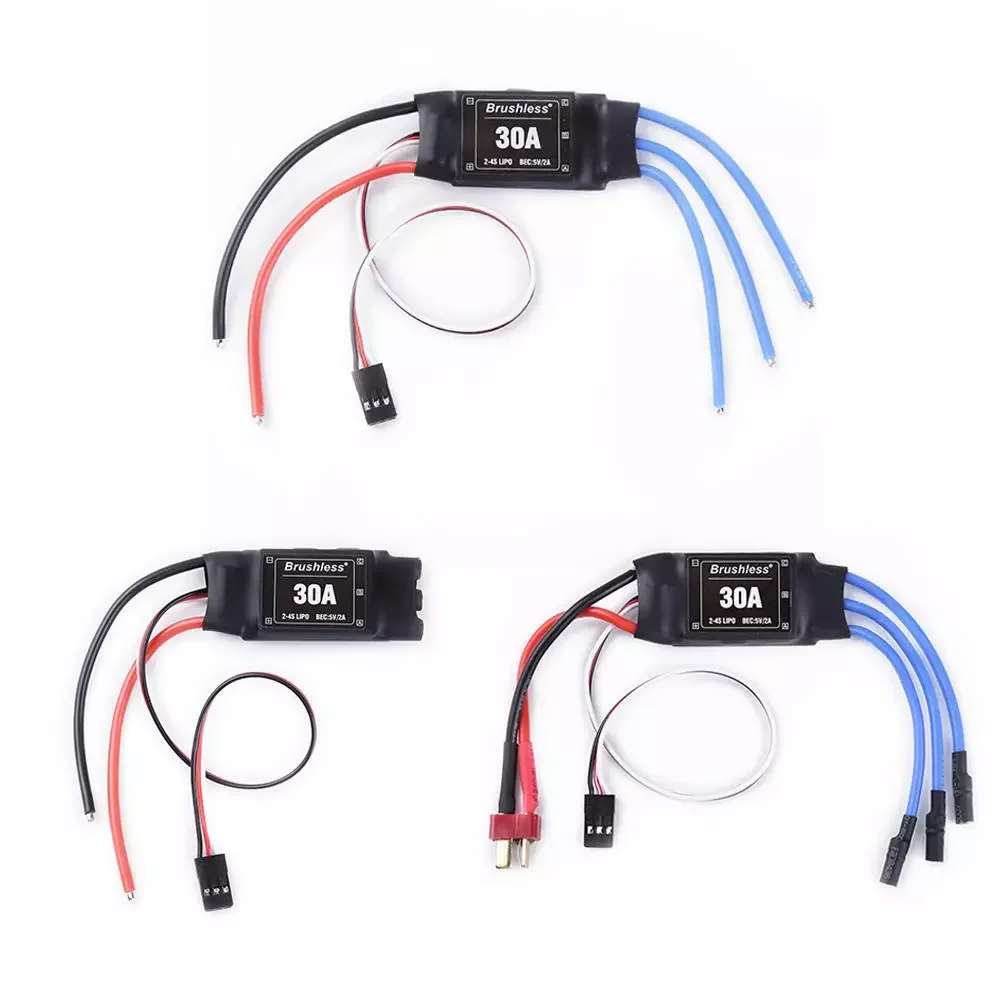 

30a Esc Brushless Motor Speed Controller For Rc Airplane Helicopter Mini Quadcopter Drone Accessories Parts