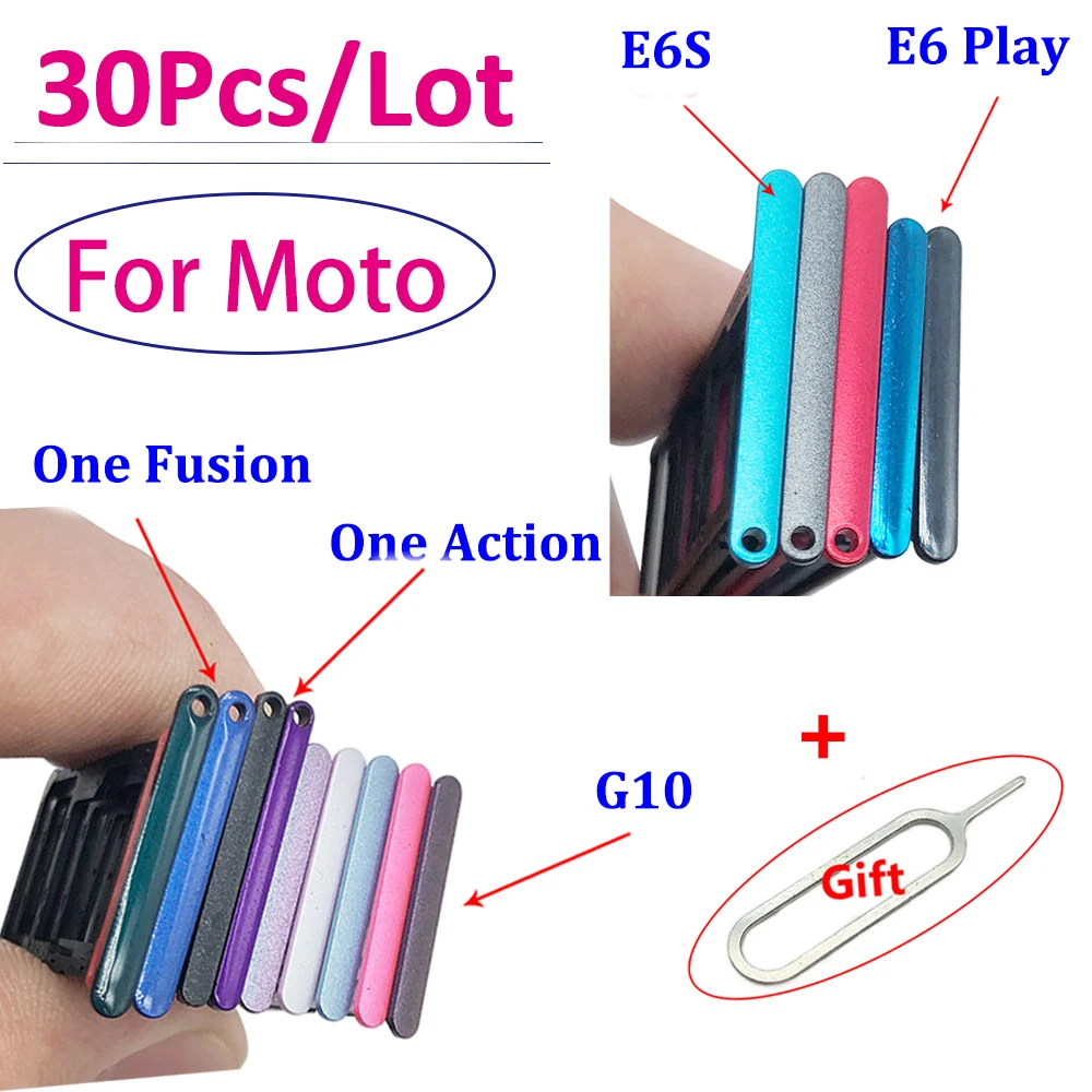 

30 шт., адаптер для Moto E7 Power E6 Play E6S G10 One Action Fusion