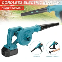 500w new cordless electric blower collector blowing and cleaning dust remover tool is suitable for makita 18v battery