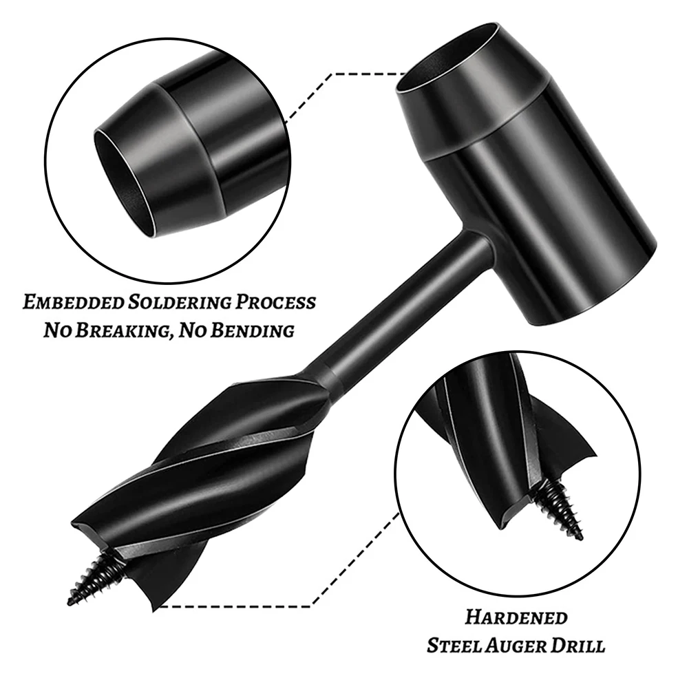 

Hand Auger Wrench Carbon Steel Drill Multifunctional Survival Settlers Tool For Outdoor Sports Jungle Crafts Camping Bushcraft