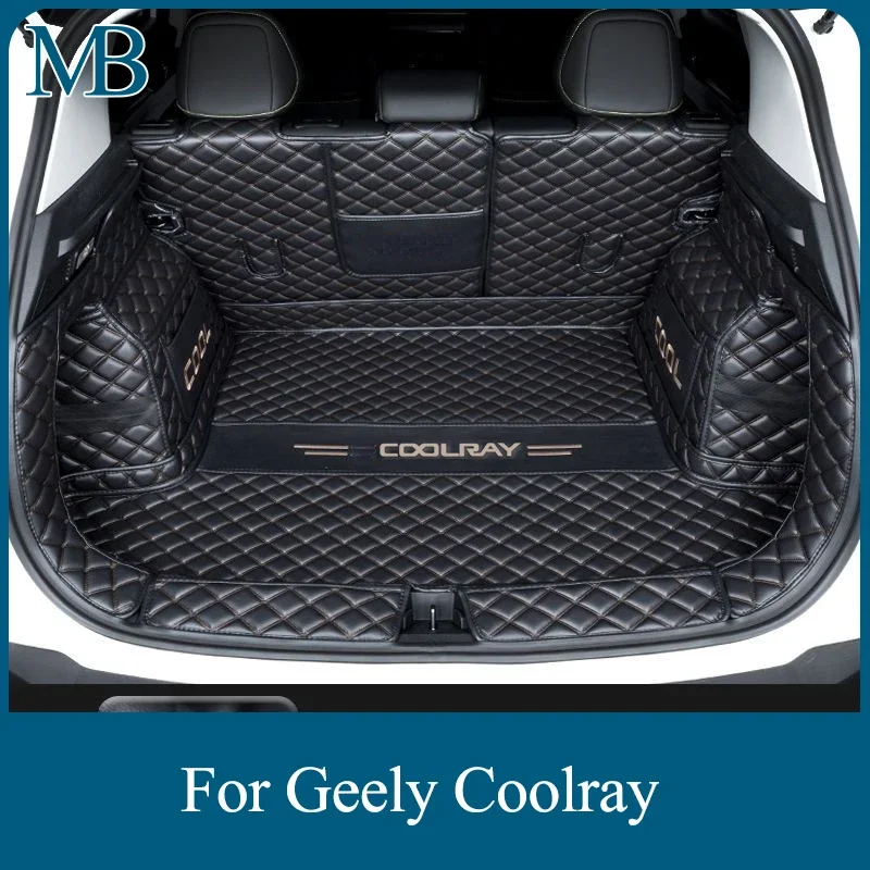 

Аксессуары для Geely Coolray 2023 2024, крутые коврики для багажника автомобиля BinYue, индивидуальный багажник, все вокруг задний лоток для багажника с хвостом автомобиля