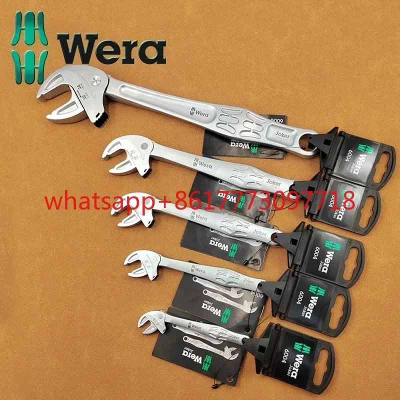 Фото 1 шт. - Немецкий ключ Wera Vera 6004 Joker S/M/L/XL/XXL с саморегулирующейся трещоткой и открытым зевом. №2