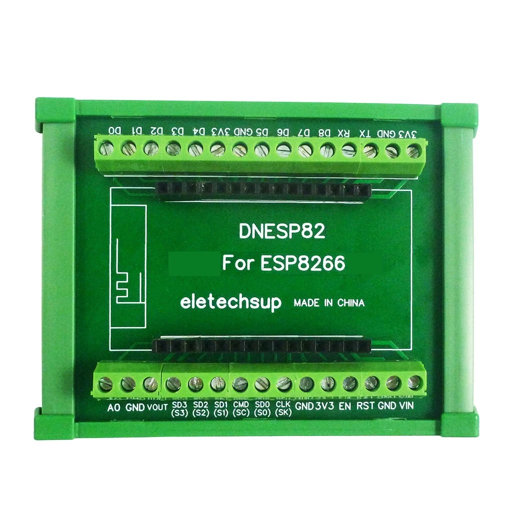 

2.4G NodeMcu Lua WIFI ESP8266 Wifi GPIO DIN Rail Box Expansion Board for Arduiuo PLC Industrial Controllers