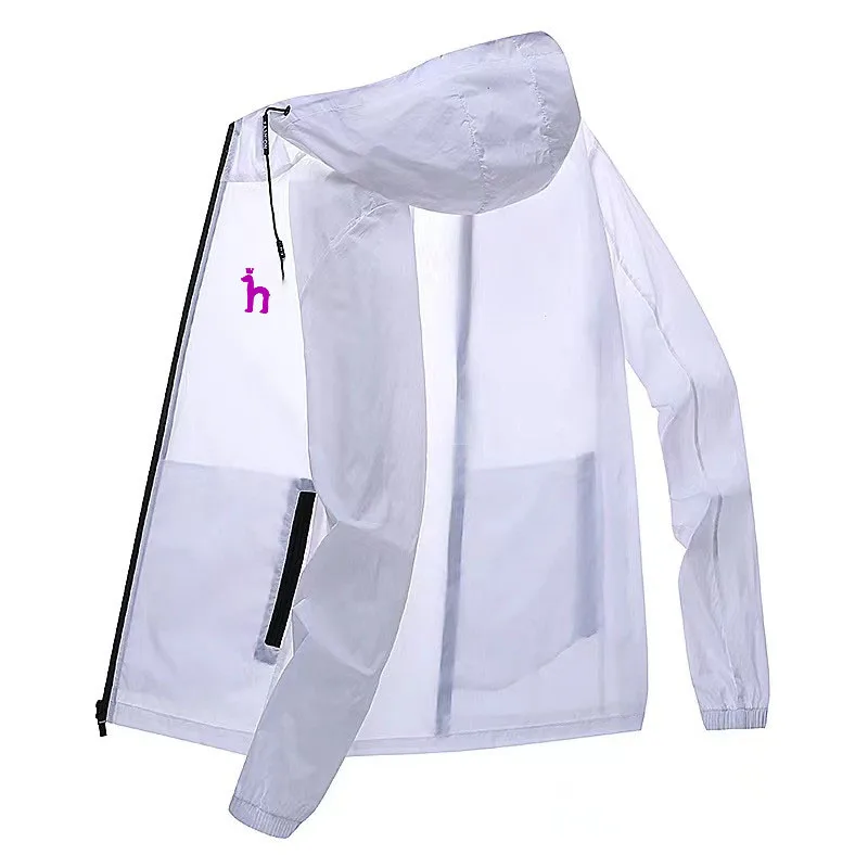 

Мужская куртка с вышивкой, Солнцезащитная одежда для рыбалки, быстросохнущая ветровка для кемпинга, одежда для защиты от УФ-лучей