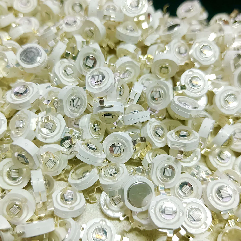 10 шт. 3W высокое Мощность светодиодный UV светильник чип 365nm 375NM 385nm 395nm 400nm 415nm 430nm