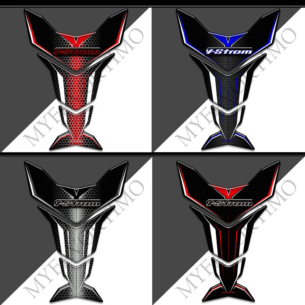 Наклейки 3D для резервуара Suzuki vстрома Φ DL 1000 650 250 1050 XT боковая подкладка