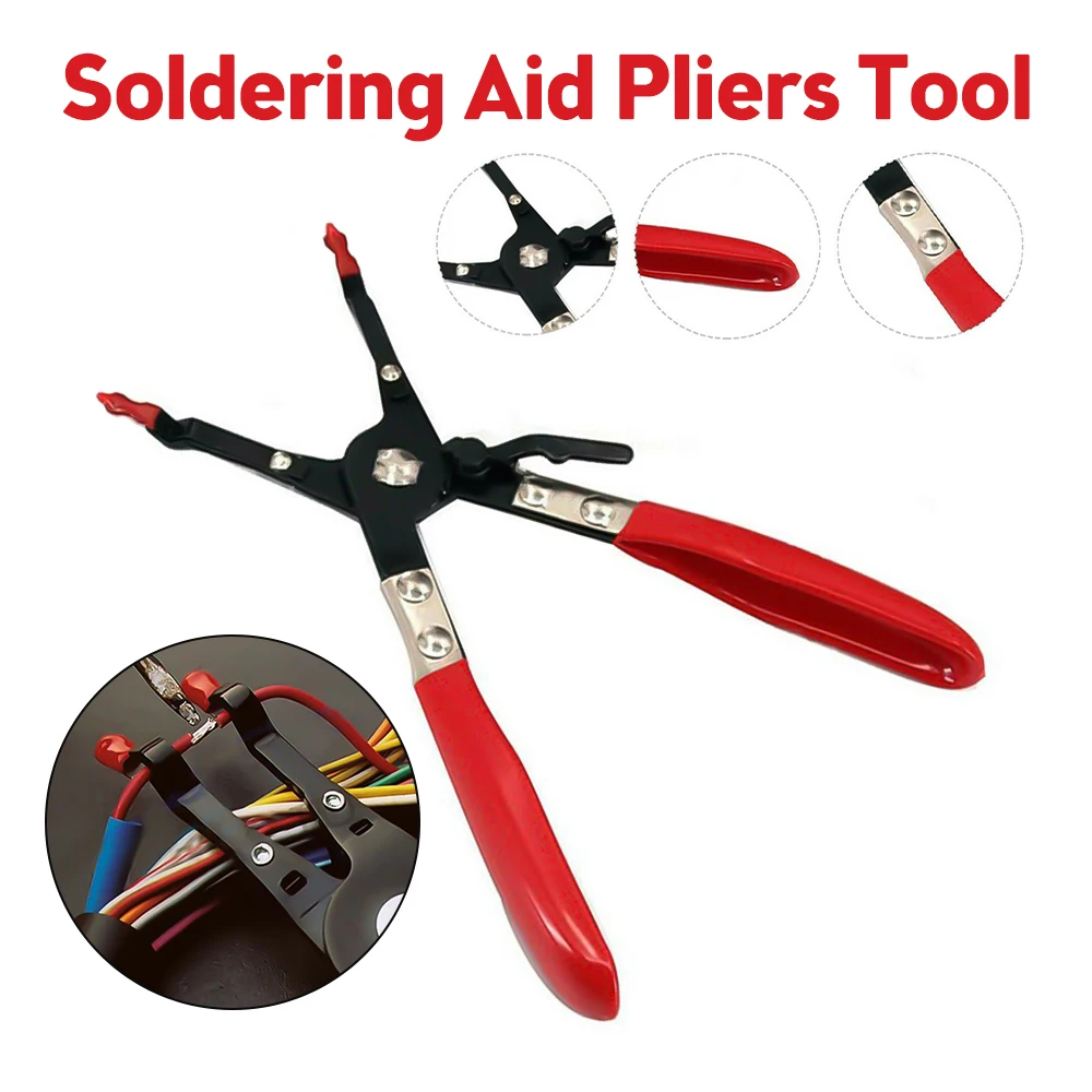 

2023 Car Vehicle Soldering Aid Plier Hold 2 Wires Universal Whilst Innovative Repair Tool Viking Arm Garage Tools Cutting Wire