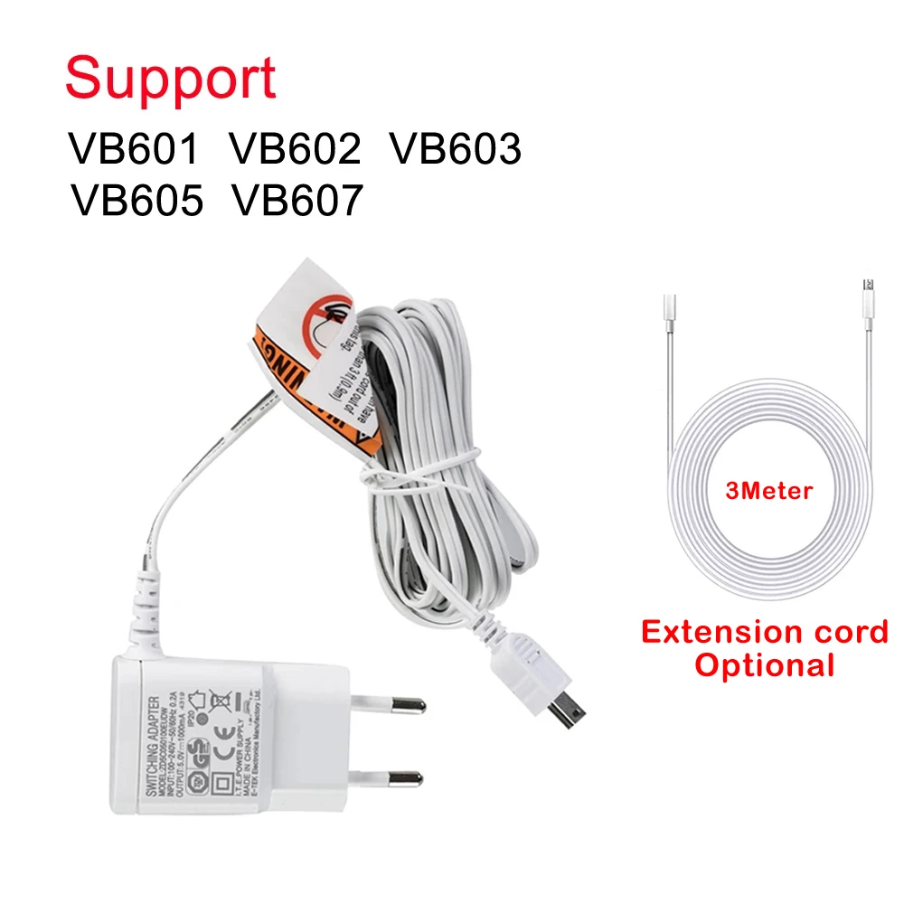Удлинительный кабель VB601/VB603/VB605 для детской камеры 10 футов 3 метра | Безопасность и
