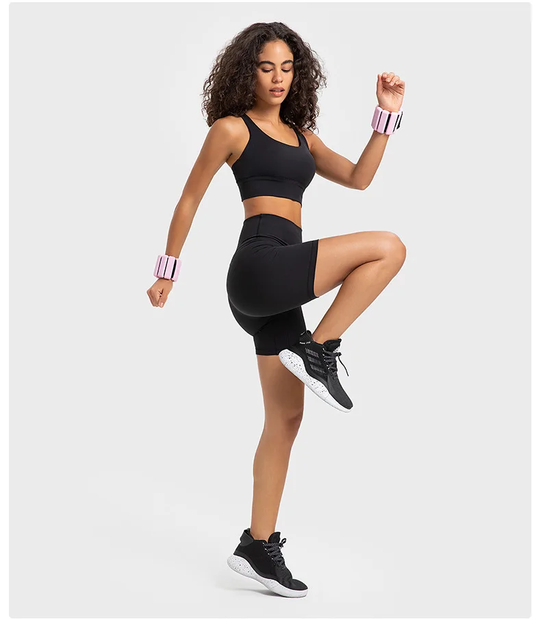 Luluwomens Clothing Outdoor Jogging Ribbed Yoga Women's Underwear Sports Gym Fitness Backless Bra Sportswear Women Summer Top