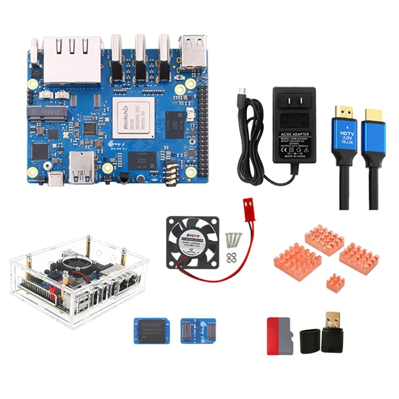 Модуль Emmc для Orange Peel 5 Plus 16 ГБ ОЗУ + 256 Гб ПЗУ Восьмиядерный процессор RK3588 поддержка