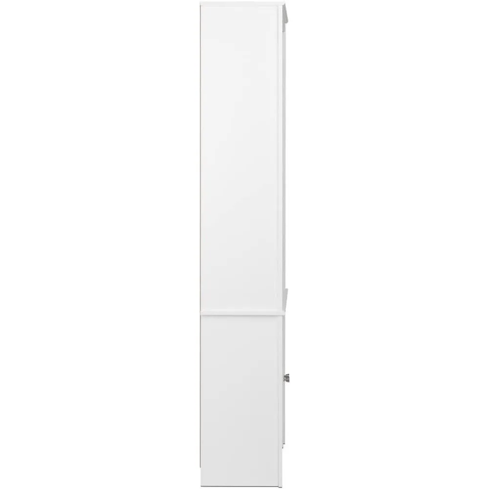 Ker Door 14 5 &quotD x 26 25&quot W 80 &quotH белый
