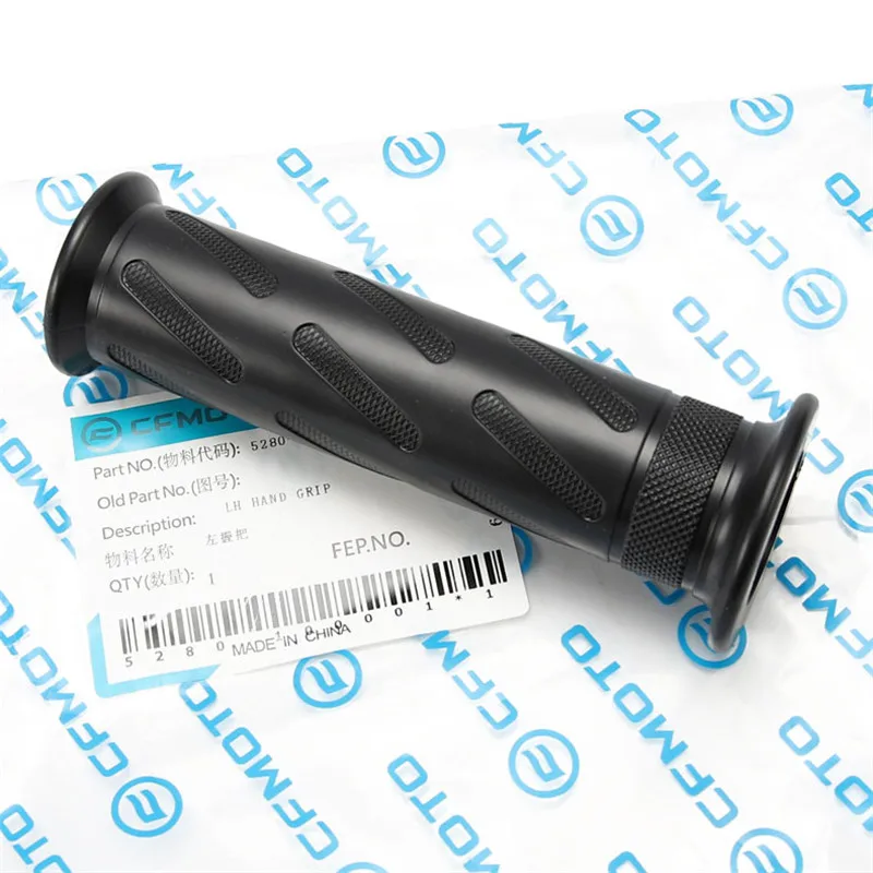 

Левая и правая мотоциклетная рукоятка регулятора, черная мотоциклетная рукоятка, модифицированные аксессуары для CFMOTO ST CF125, простая устано...