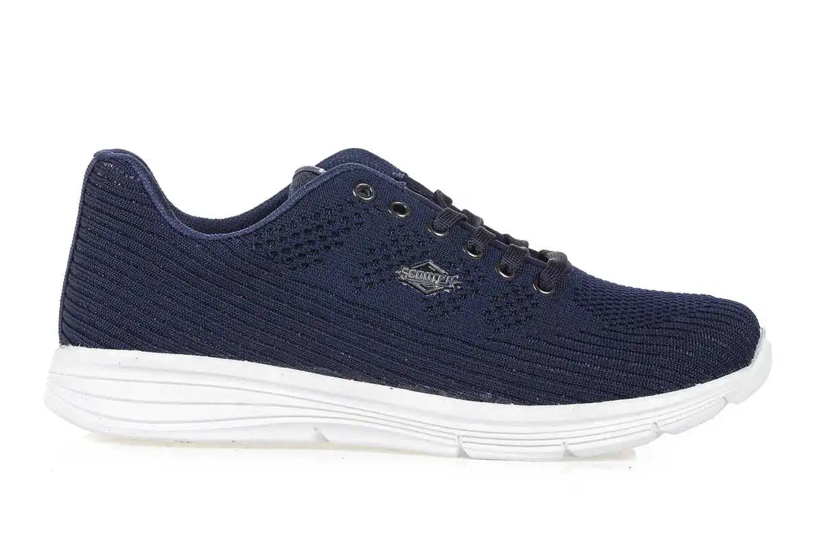 

Scooter - Navy Blue Male Lace-Up Sneaker All Season in Stylish Appearance Shoes