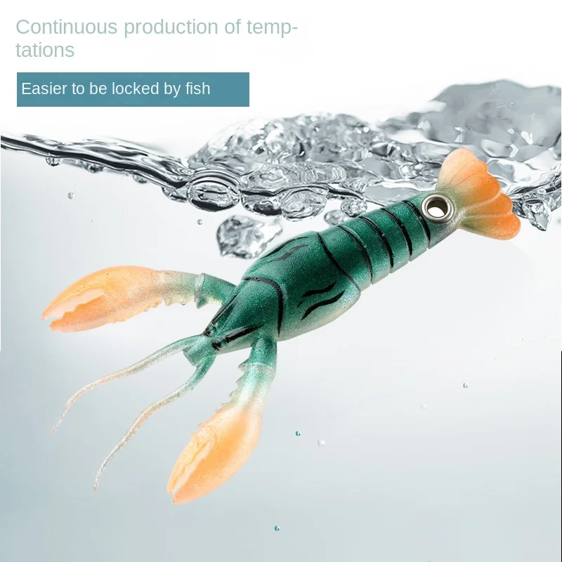 

Мягкая искусственная наживка для раков, 1 шт., приманки для креветок, искусственная приманка для ловли дикой рыбы, креветок, аксессуары для рыбалки, 8 цветов, имитация приманки