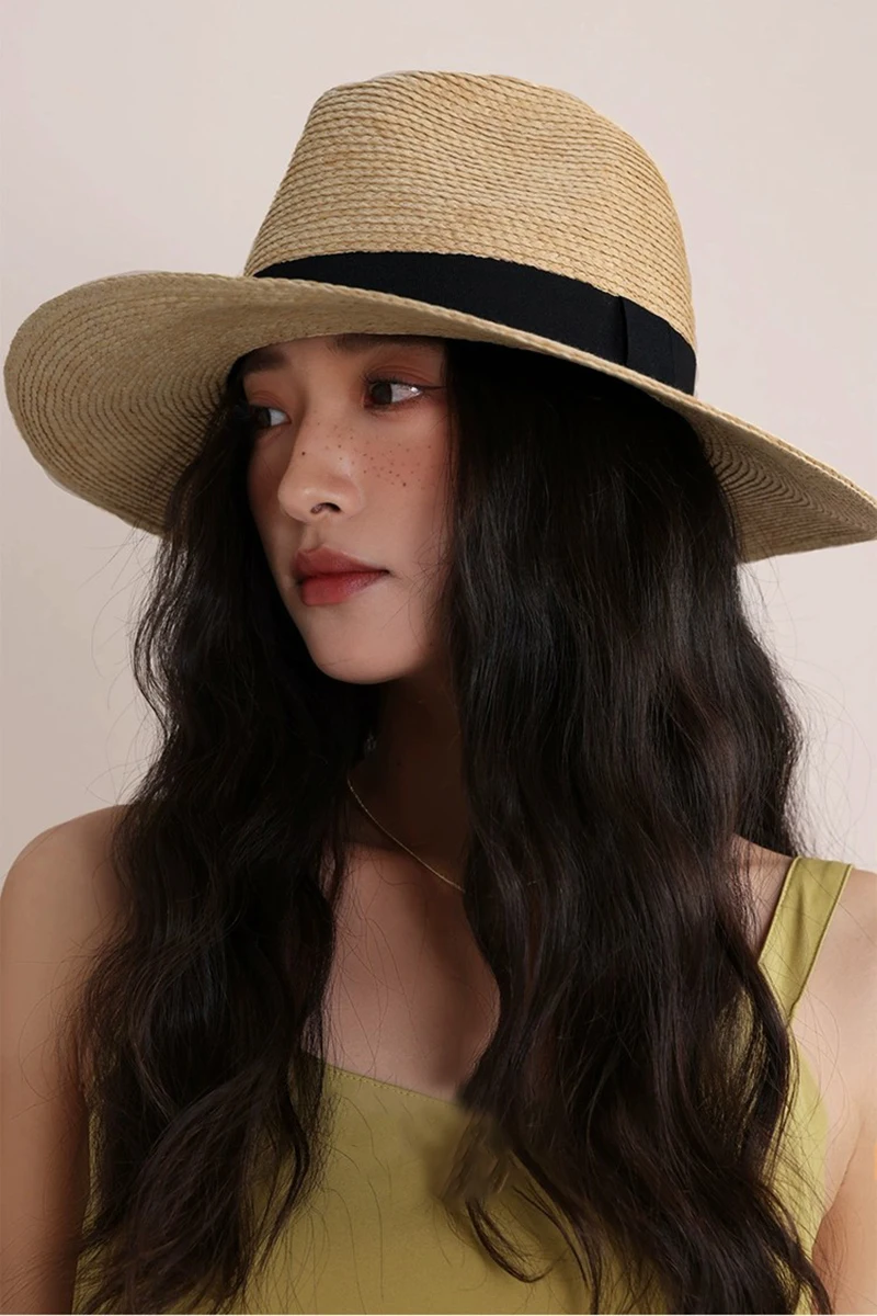 Seaside Vacation Sunscreen Beach Hat Panama Cap