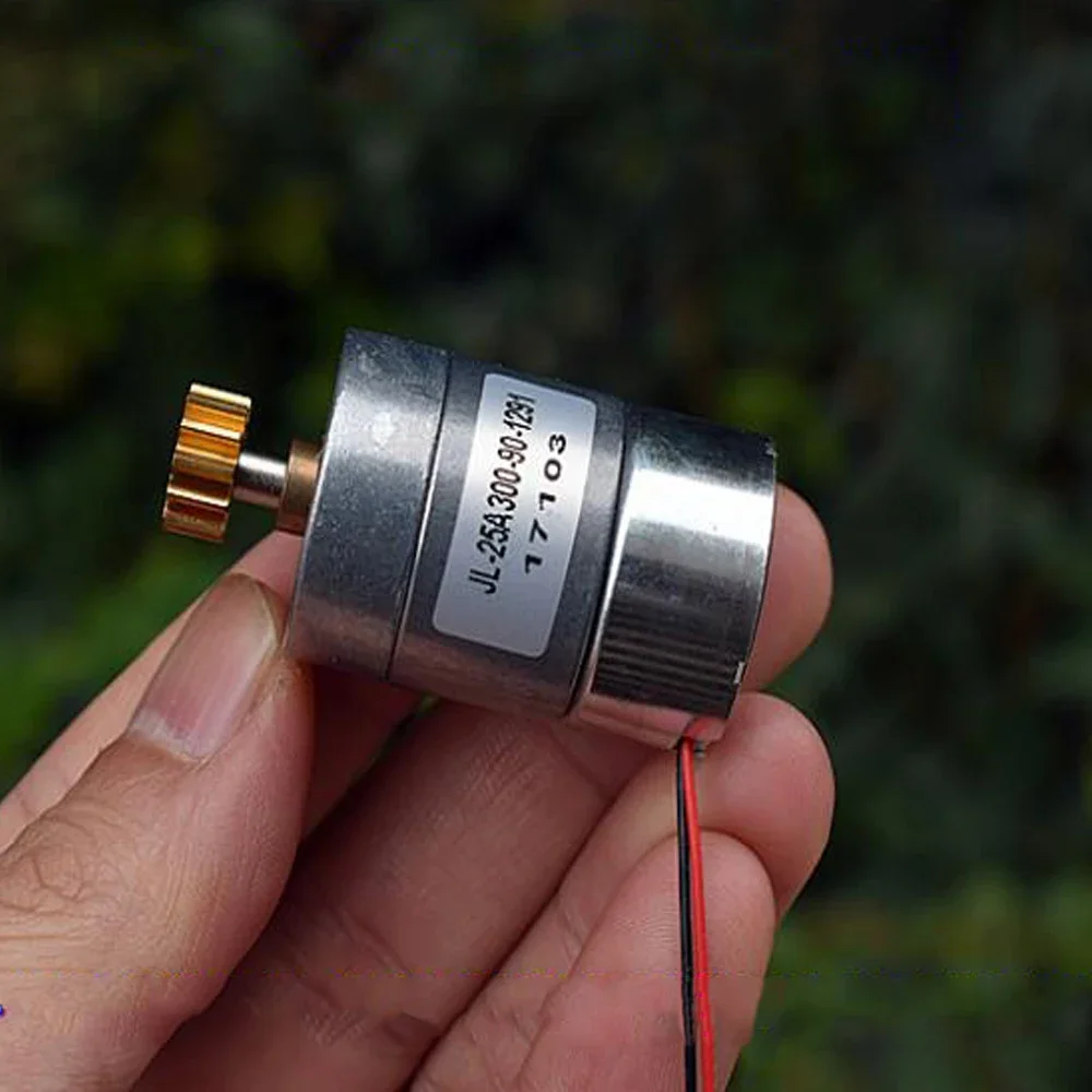 Мотор-редуктор Mini 300 JL-25R редуктор постоянного тока 6 В-12 В 92 об/мин медленная