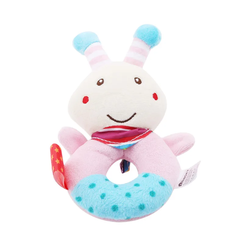 

Baby's Accompany Toys Peluches Rattle Baby Rattles Cute Animal Shaped Plush Toys Infant Toddler Rattle Strollers Hanging Dolls