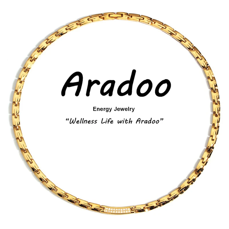 Ожерелье из титановой стали в форме капли воды ожерелье гематита и жира с