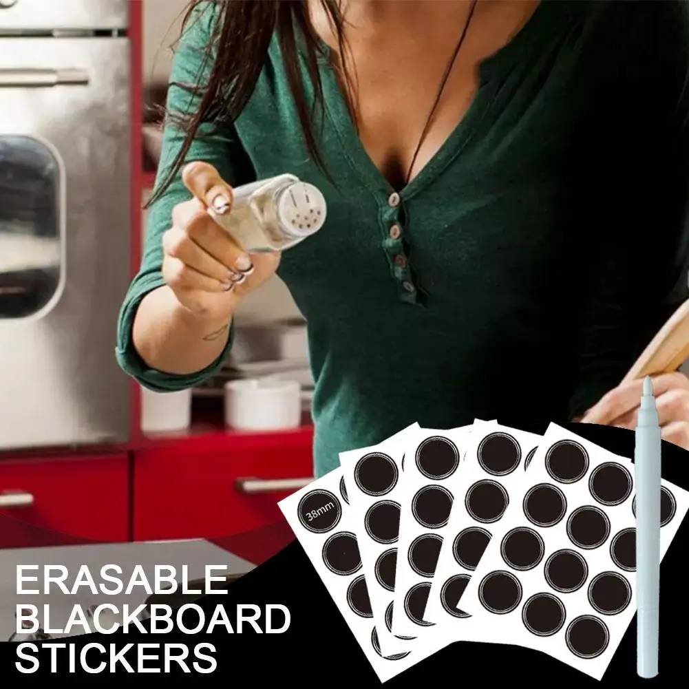 

Наклейки круглые стираемые, 60 шт., T9K5