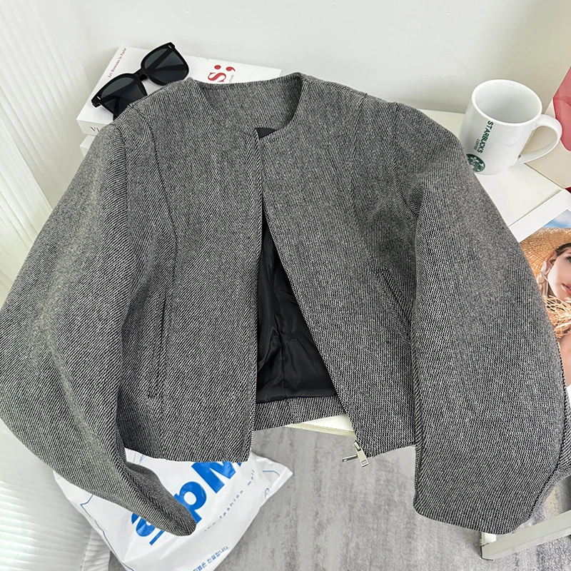 Высококачественное двухслойное кашемировое утолщенное пальто Bomon осень 2024 новая