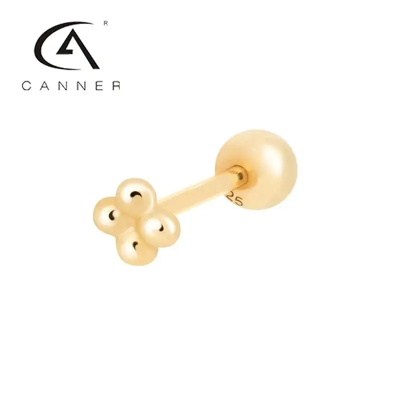 

CANNER 925 Sterling Silver Thread Ins Geometric Zircon Stud Earrings for Women 2023 Trend Silver Piercing Earrings Jewelry Gift