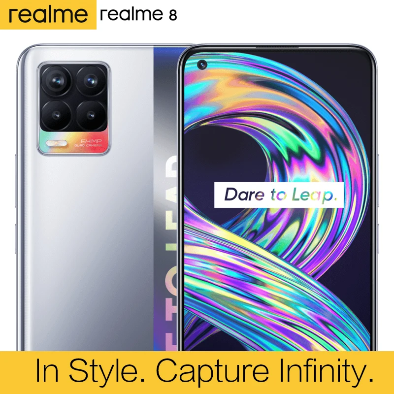  Смартфон realme 8 4G NFC 6 ГБ 128 ГБ/8 ГБ 128 ГБ 