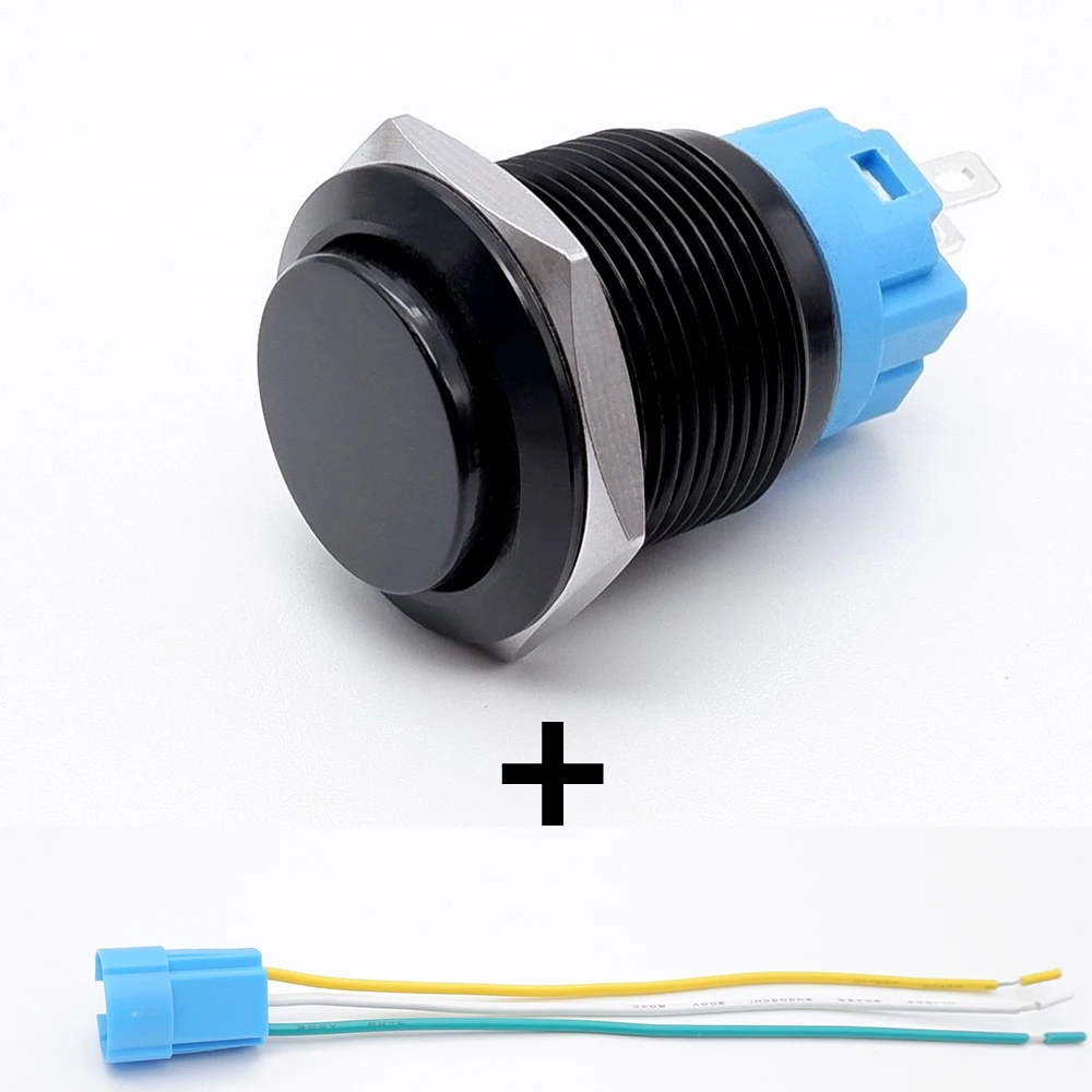 Металлический кнопочный переключатель PRONCH 16/19/22 мм