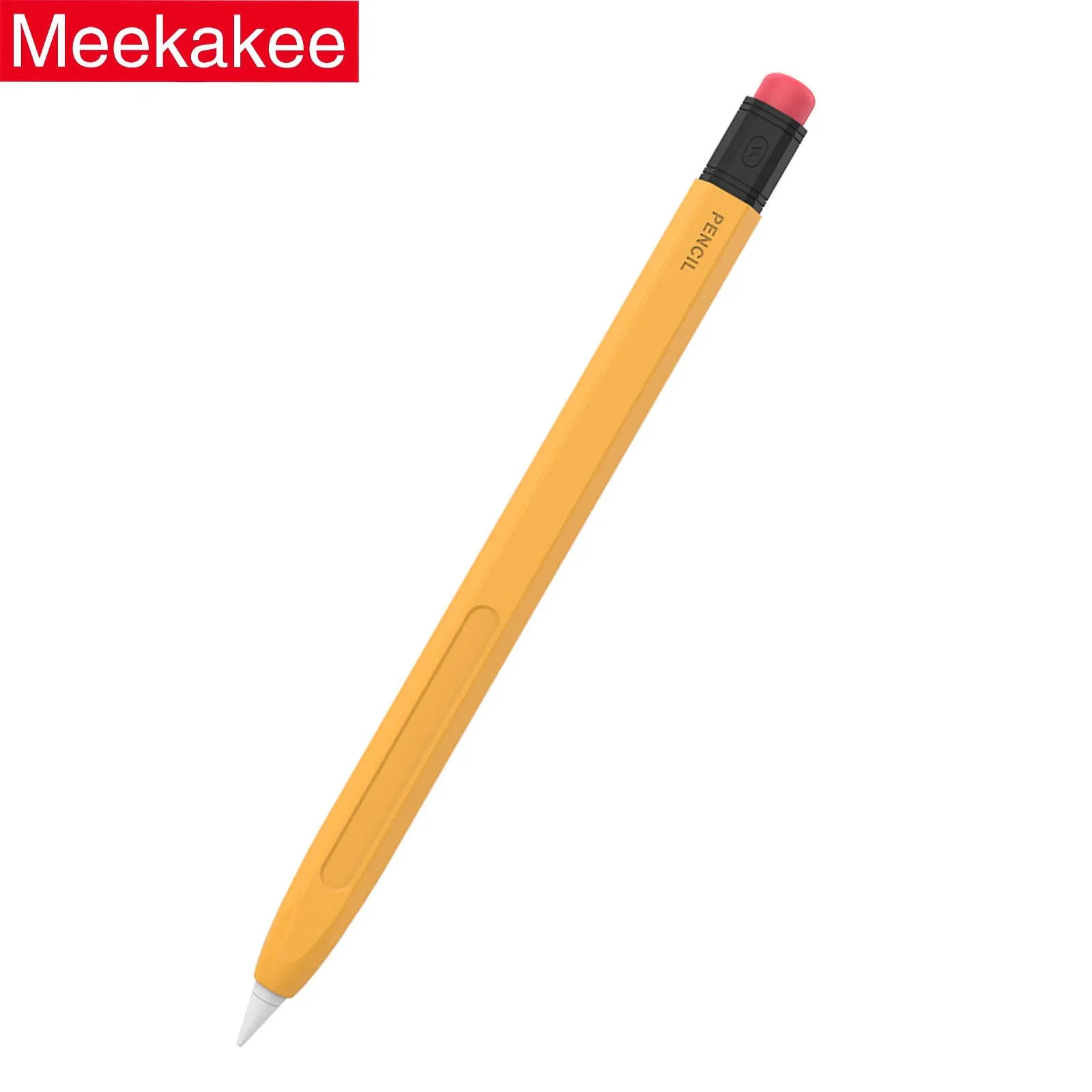 

Цветной Мягкий силиконовый чехол Meekakee, защитный чехол с защитой от падения для Apple Pencil 2-го iPad Pro, сенсорные ручки для планшета