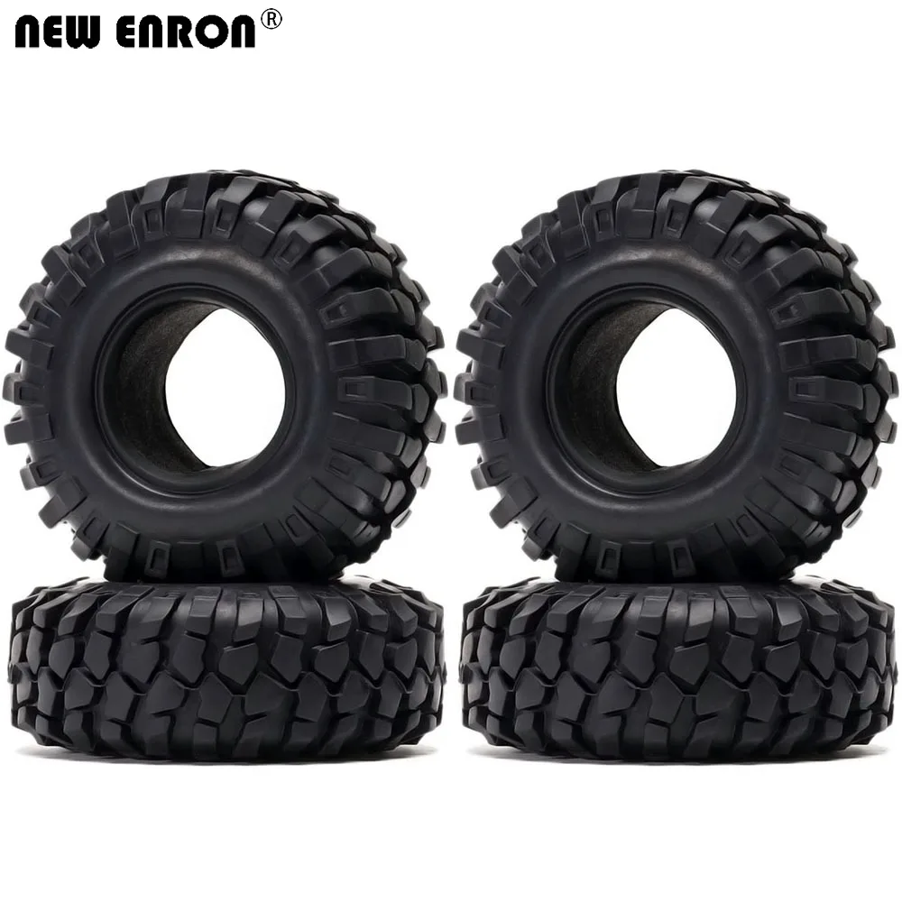 

NEW ENRON 4PCS 1.9" Rubber 96mm Tires Tyre RC 1/10 1:10 Model Car Climbing Rock Crawler Axial SCX10 SCX10 II 90046 90047 TRX4